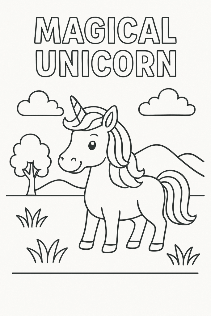 magical-unicon--683x1024 Pictures for Coloring (Magical Unicorn)
